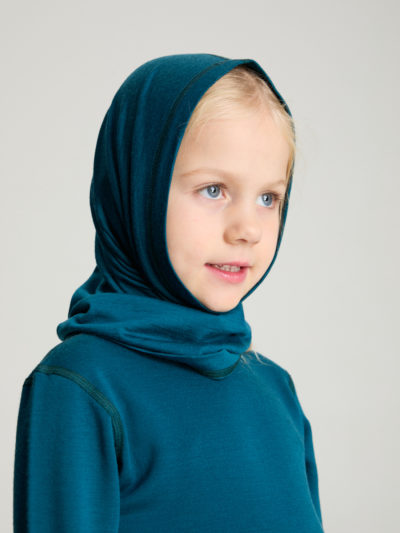 Merino Lite Multi-Way Kids Scarf, Desert Rose - Image 3